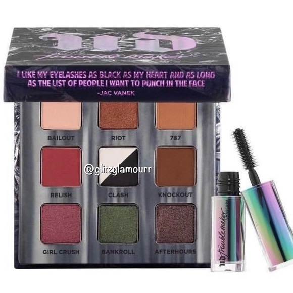 💜Urban Decay 2-Pc. Troublemaker Eyeshadow Palette & Mascara Set💜 - Picture 2 of 4